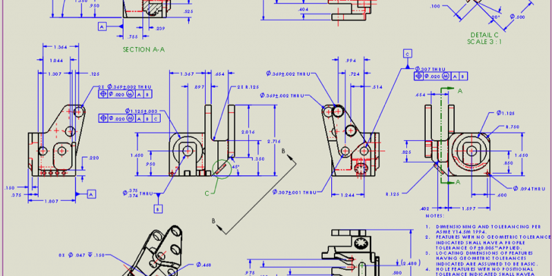 2D Engineering Drawing