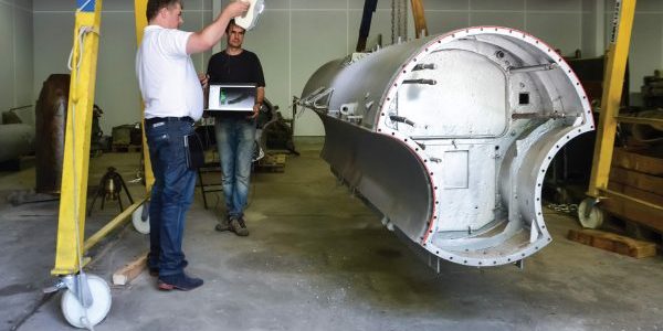 3D scanning submarine