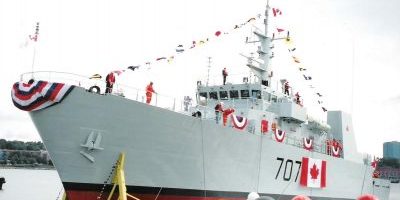 Canadian Navy Maritime Coastal Defense Vessel