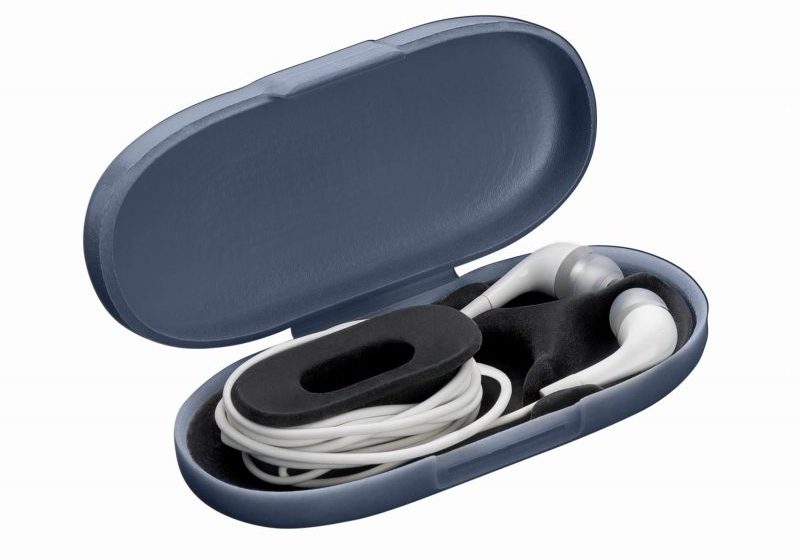 Simulated polypropylene ear buds case