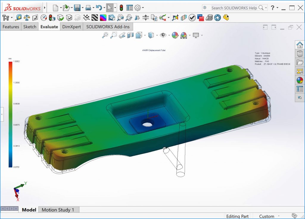 SOLIDWORKS Plastics Premium Plastic Part Design